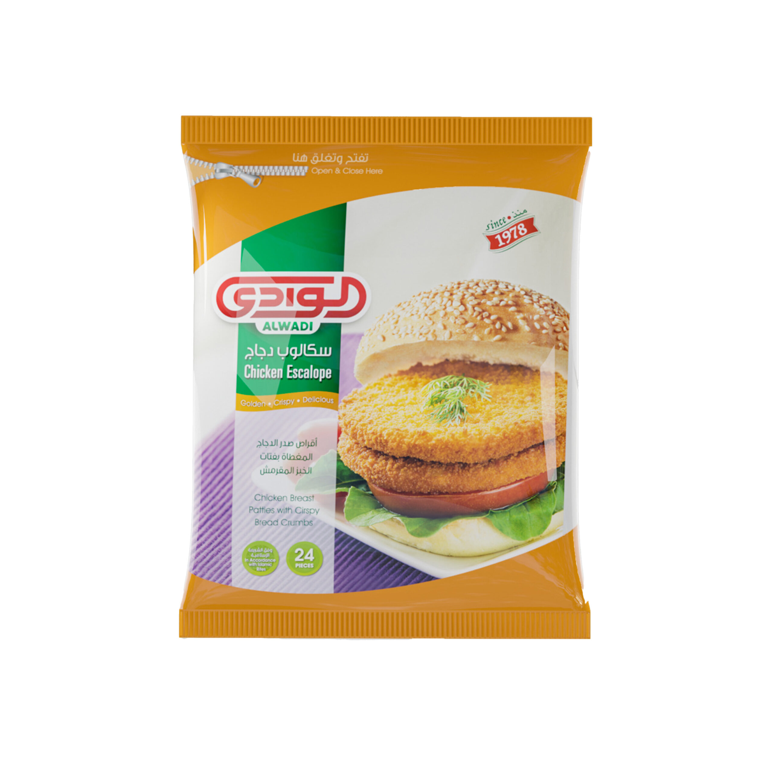 CHICKEN ESCALLOPE 24 PCS 1440 GM